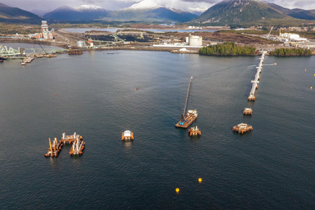 November 2024 Aerial image of REEF facility under construction.
